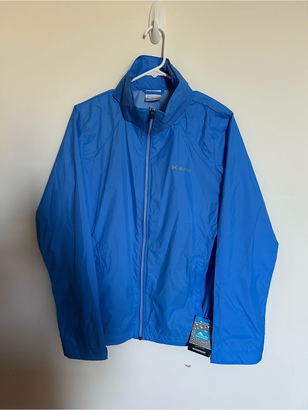 Columbia Women’s Bright Blue Packable Windbreaker Jacket